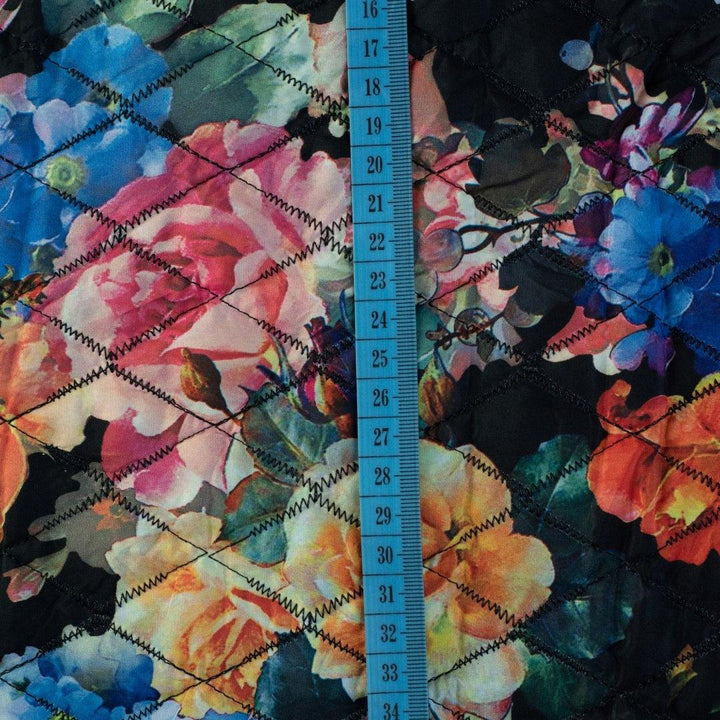 Pikówka Drukowana Kolorowe Kwiaty - Textil World