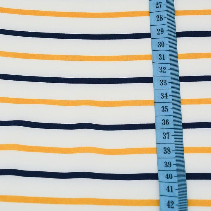 Silk Drukowany Kolorowe Paski - Textil World