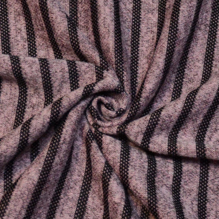 Swetrowka Paski Pudrowy Róż - Textil World