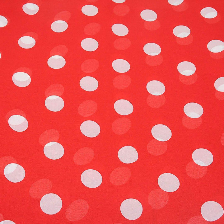 Szyfon Drukowany Groszki - Textil World