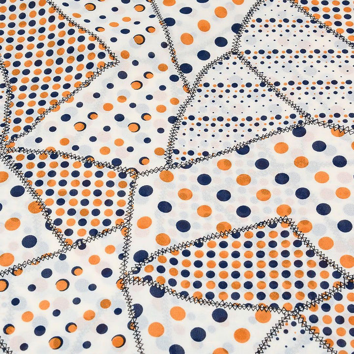 Szyfon Drukowany Kolorowe Kropki Groszki - Textil World