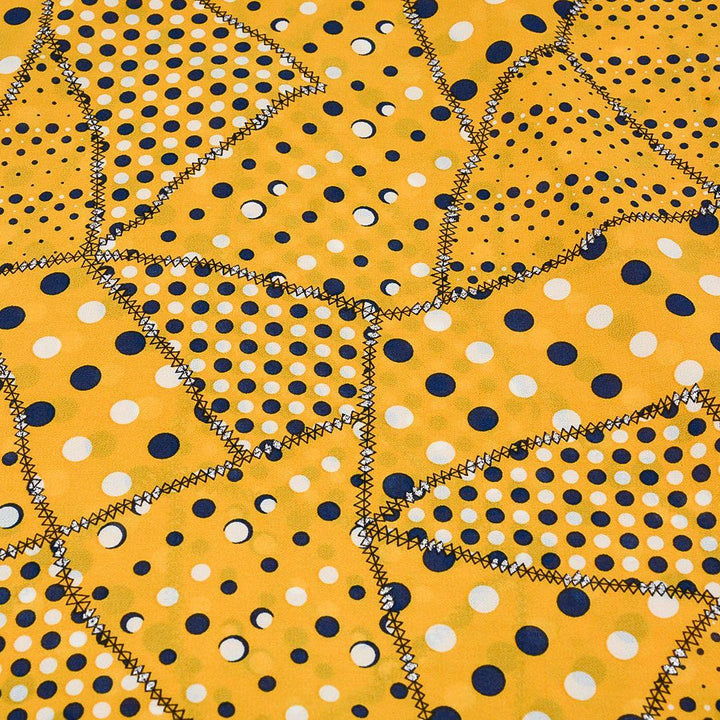Szyfon Drukowany Kolorowe Kropki Groszki - Textil World