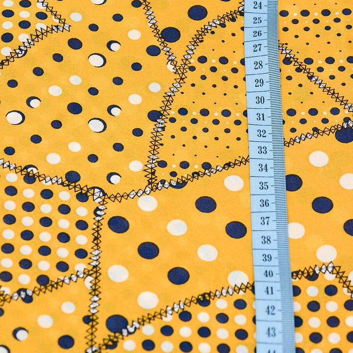 Szyfon Drukowany Kolorowe Kropki Groszki - Textil World