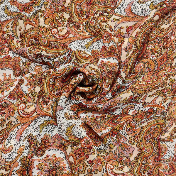 Szyfon Drukowany Kolorowe Wzory - Textil World
