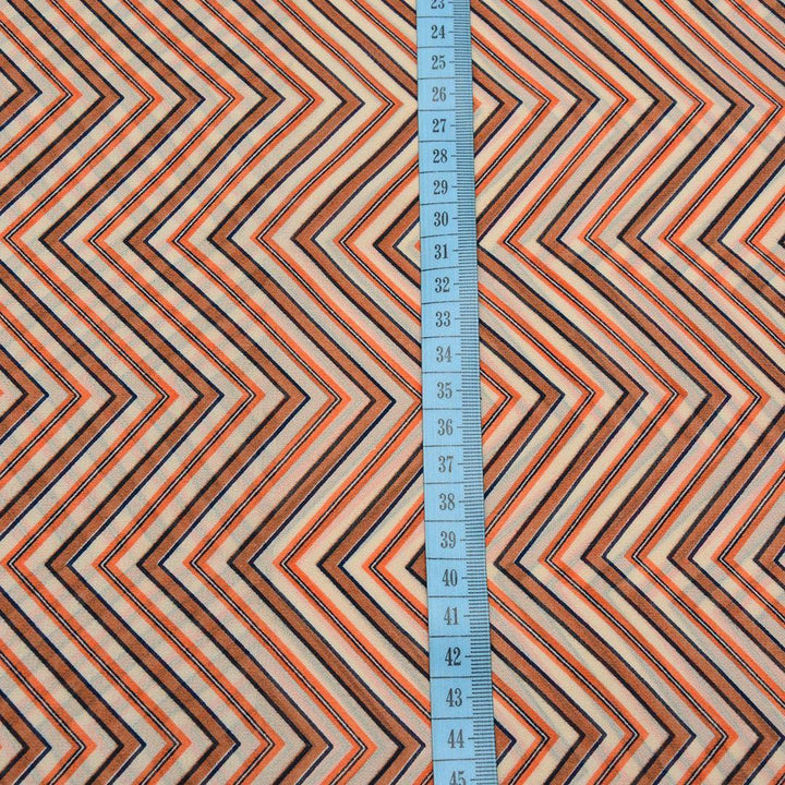 Szyfon Drukowany Kolorowe Wzory - Textil World