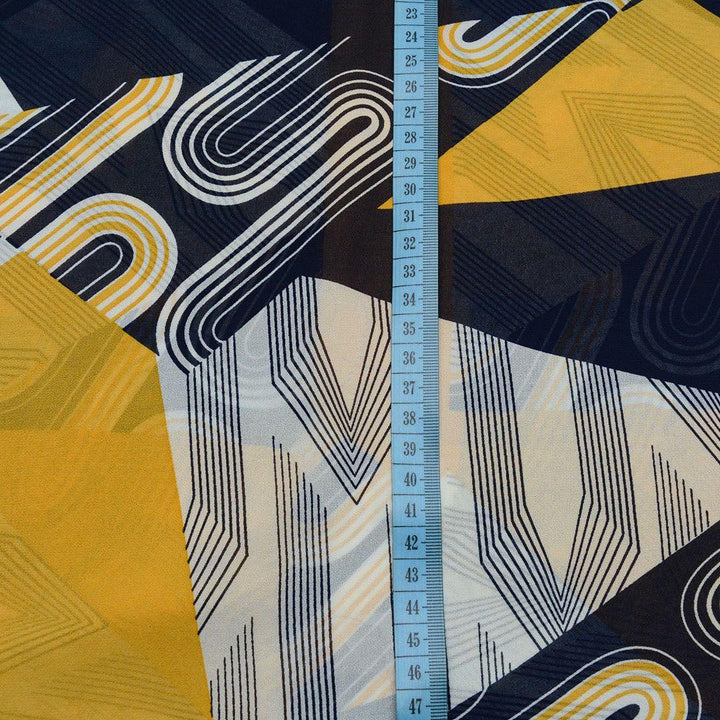 Szyfon Drukowany Kolorowe Wzory - Textil World