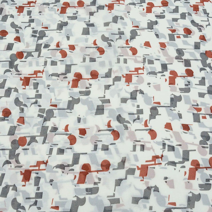 Szyfon Drukowany Kolorowe Wzory - Textil World