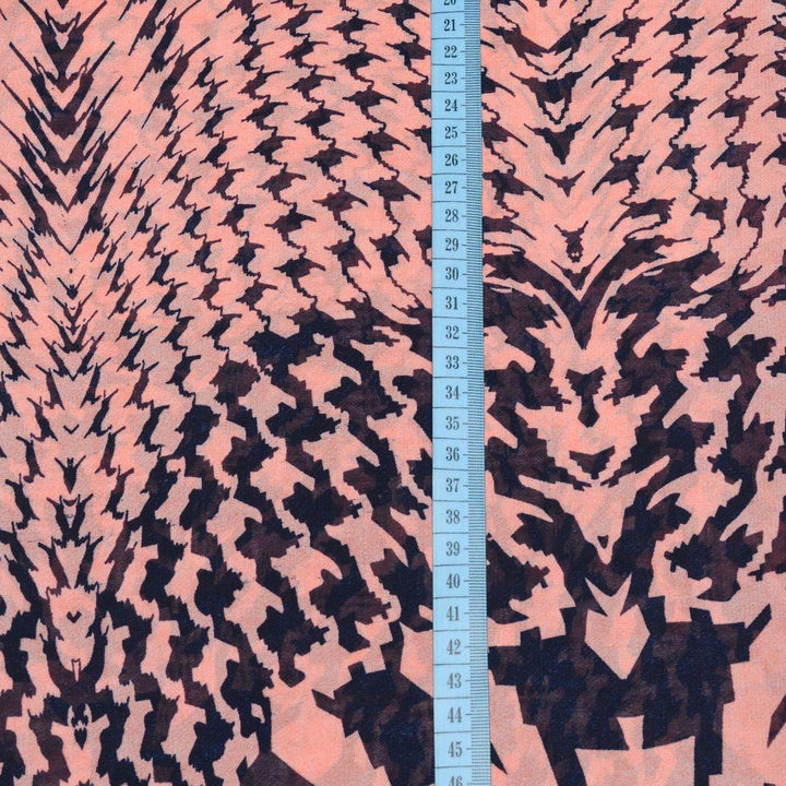 Szyfon Drukowany Kolorowe Wzory - Textil World
