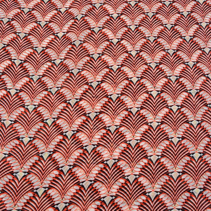 Szyfon Drukowany Kolorowy Wzór - Textil World