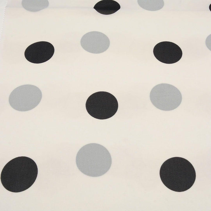 Szyfon Drukowany Kropki Groszki - Textil World