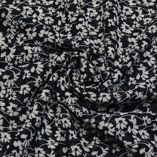Szyfon Drukowany Kwiatki - Textil World