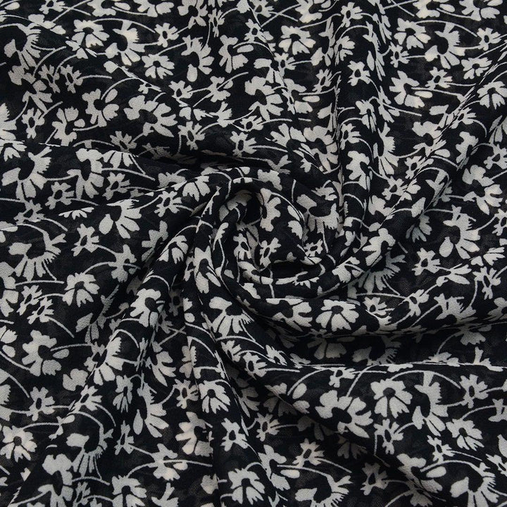 Szyfon Drukowany Kwiatki - Textil World