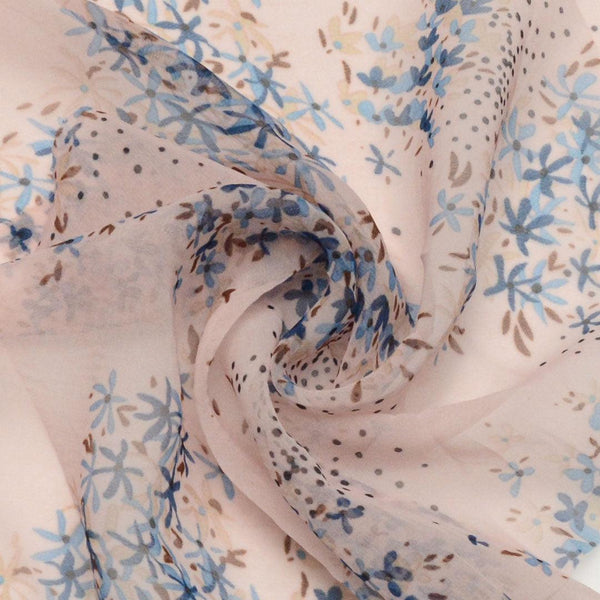 Szyfon Drukowany Kwiaty Lato - Textil World