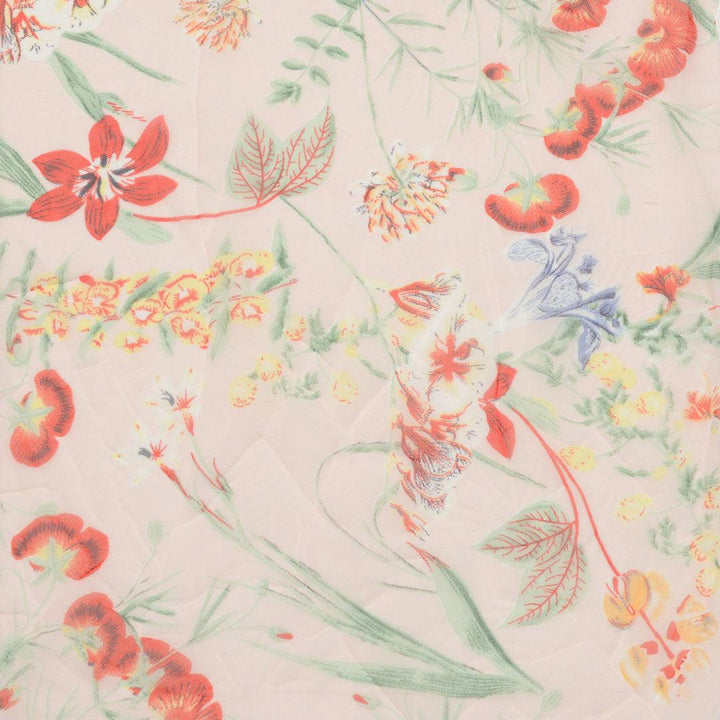 Szyfon Drukowany Kwiaty Milano - Textil World