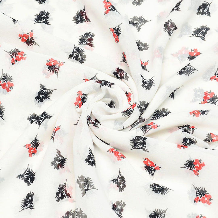 Szyfon Drukowany Kwiaty - Textil World