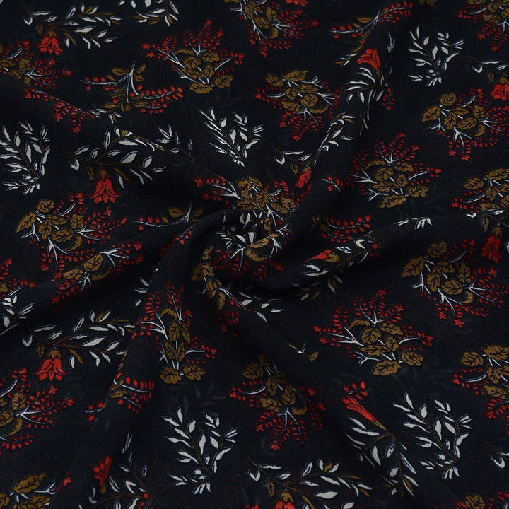 Szyfon Drukowany Kwiaty - Textil World