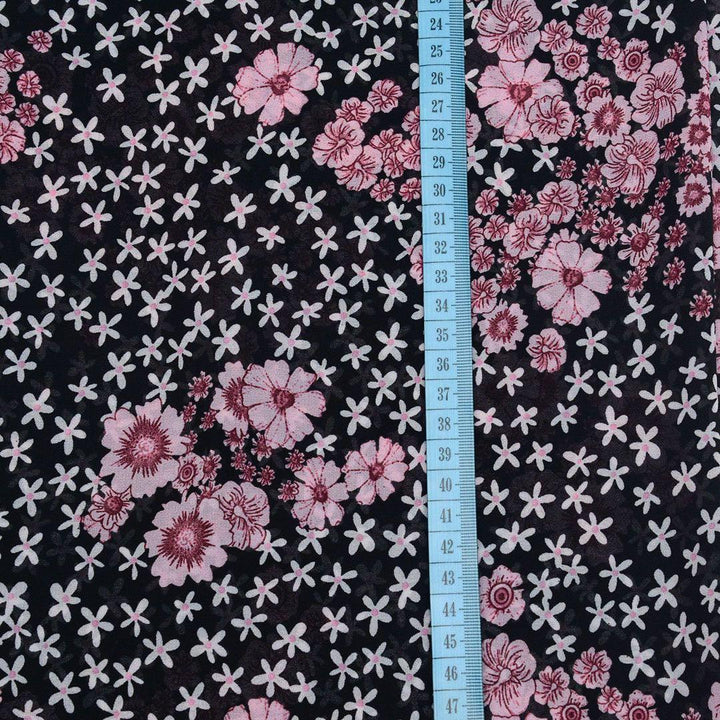 Szyfon Drukowany Kwiaty - Textil World
