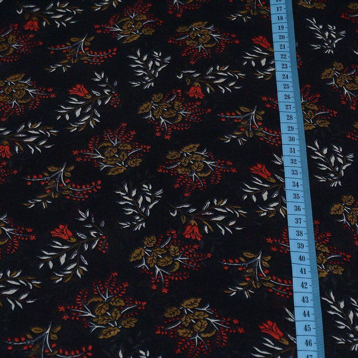 Szyfon Drukowany Kwiaty - Textil World