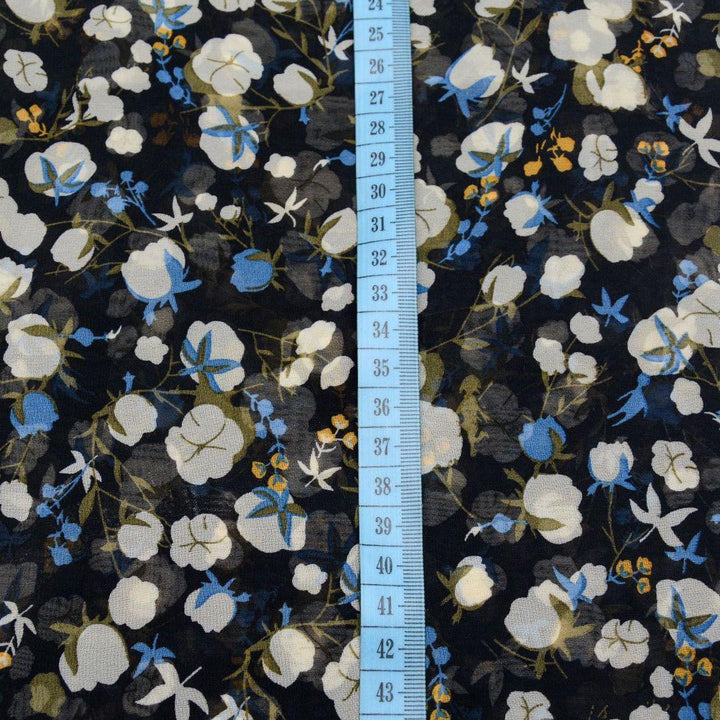 Szyfon Drukowany Kwiaty - Textil World