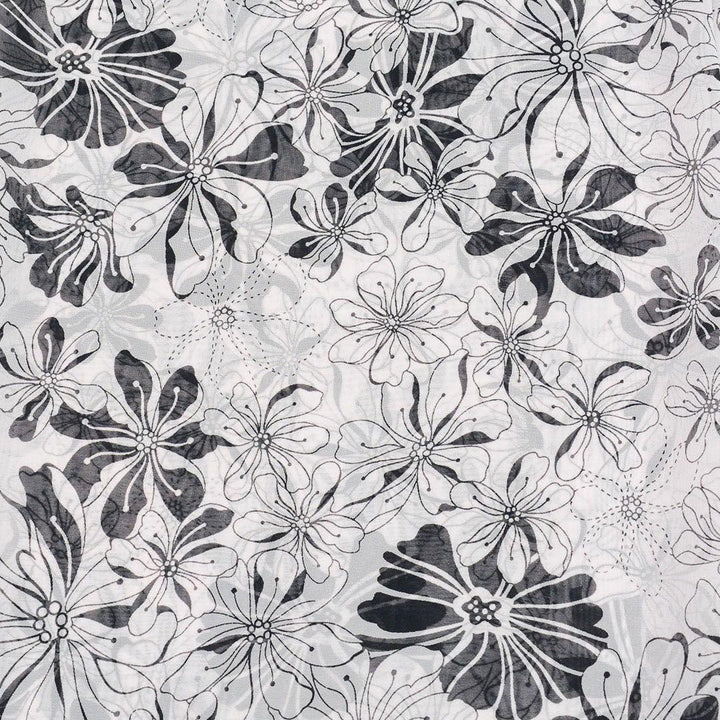 Szyfon Drukowany Kwiaty - Textil World