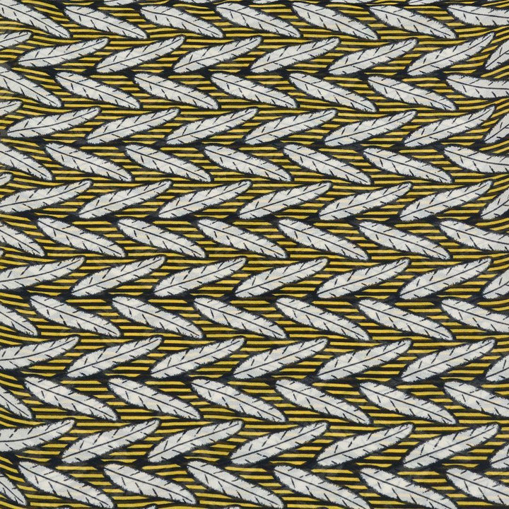 Szyfon Drukowany Liście - Textil World