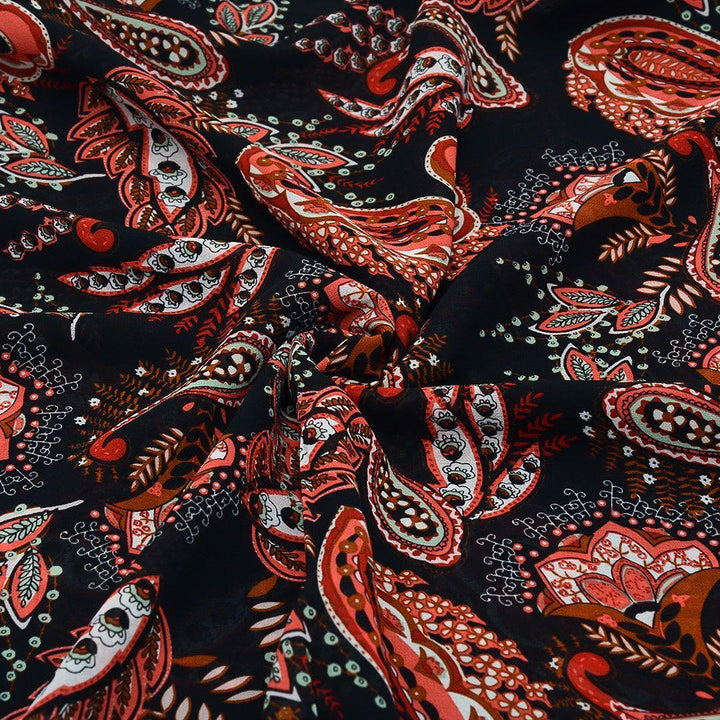 Szyfon Drukowany Wzory Orientalne - Textil World