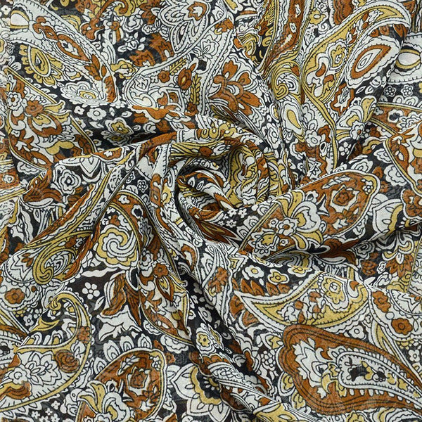 Szyfon Drukowany Wzory Orientalne - Textil World