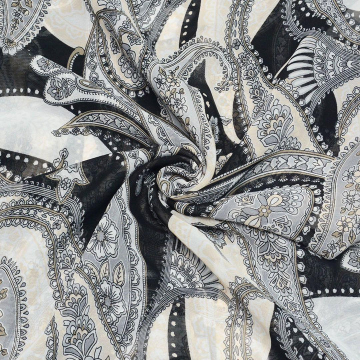 Szyfon Drukowany Wzory Orientalne - Textil World