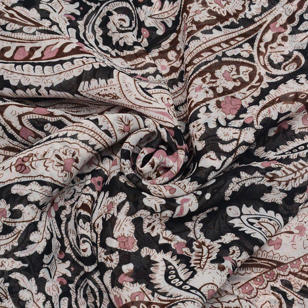 Szyfon Drukowany Wzory Orientalne - Textil World