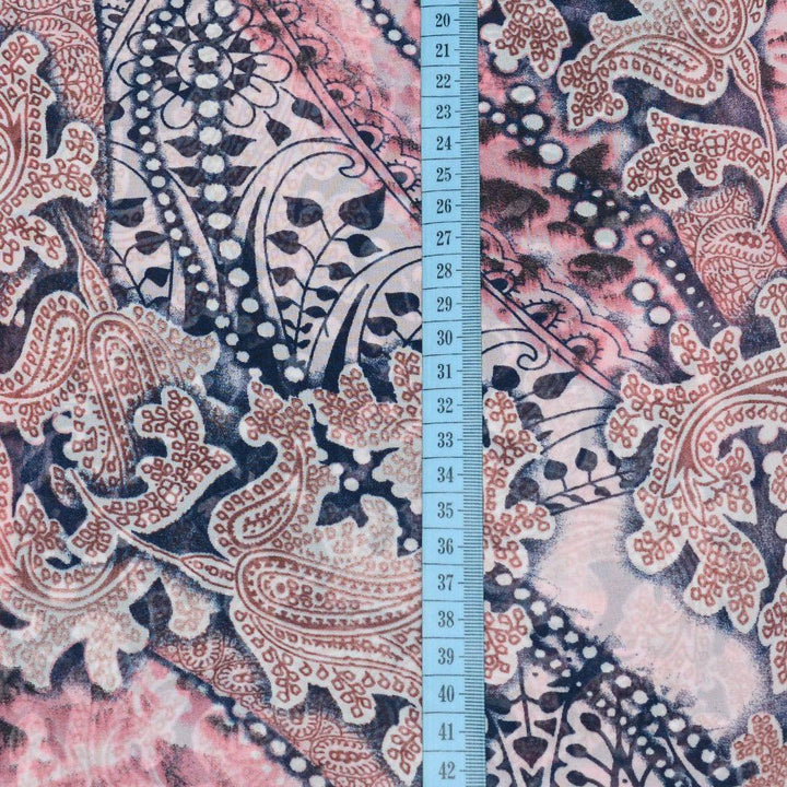 Szyfon Drukowany Wzory Orientalne - Textil World