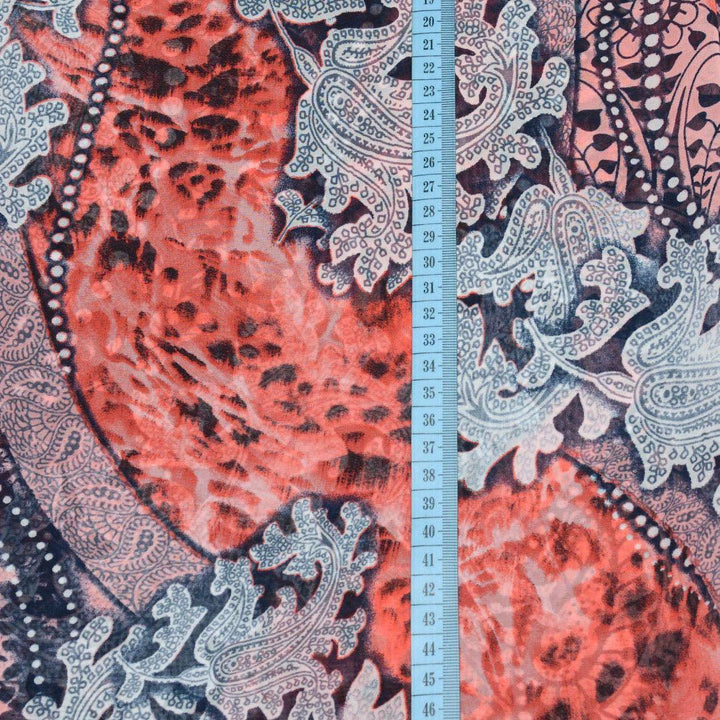 Szyfon Drukowany Wzory Orientalne - Textil World