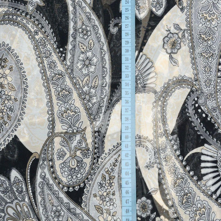 Szyfon Drukowany Wzory Orientalne - Textil World