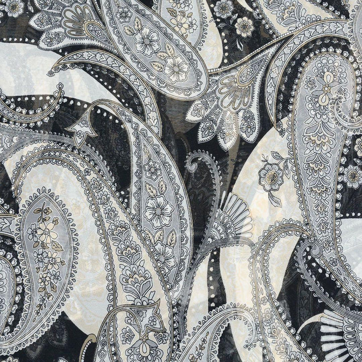 Szyfon Drukowany Wzory Orientalne - Textil World