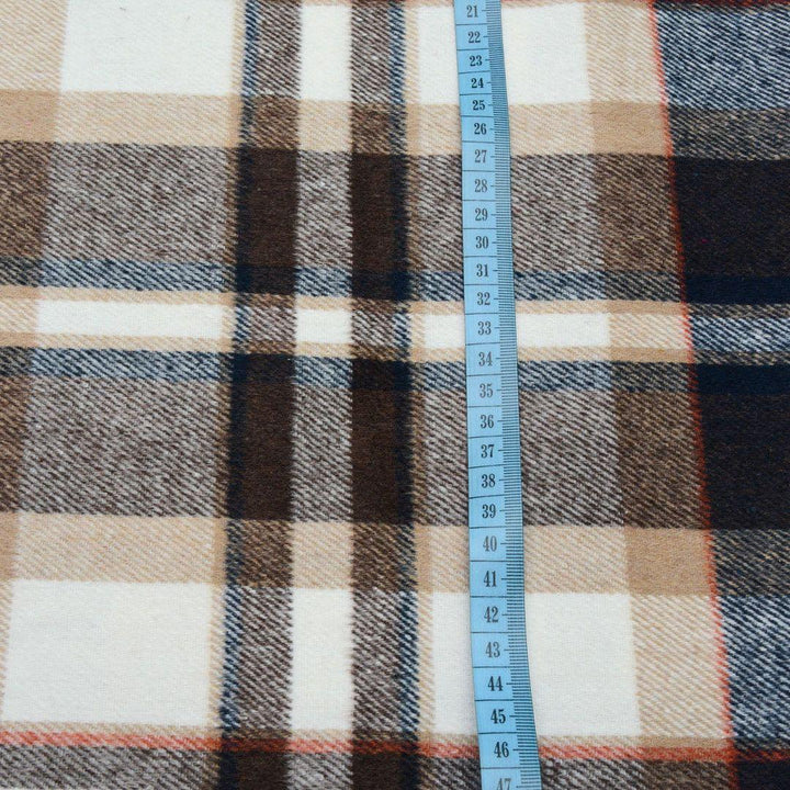 Wełna Drukowana Kratka - Textil World