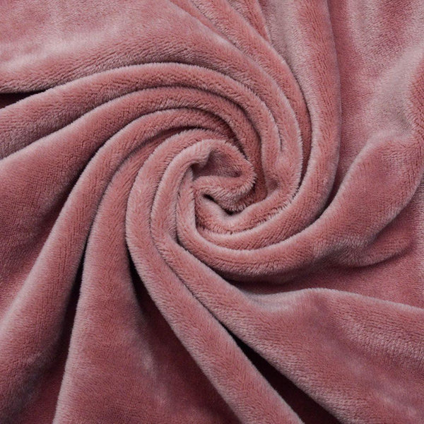 Welur Supersoft Brudny Róż - Textil World