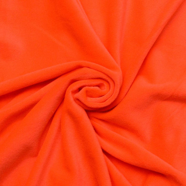 Welur Supersoft Pomarańczowy Neon - Textil World