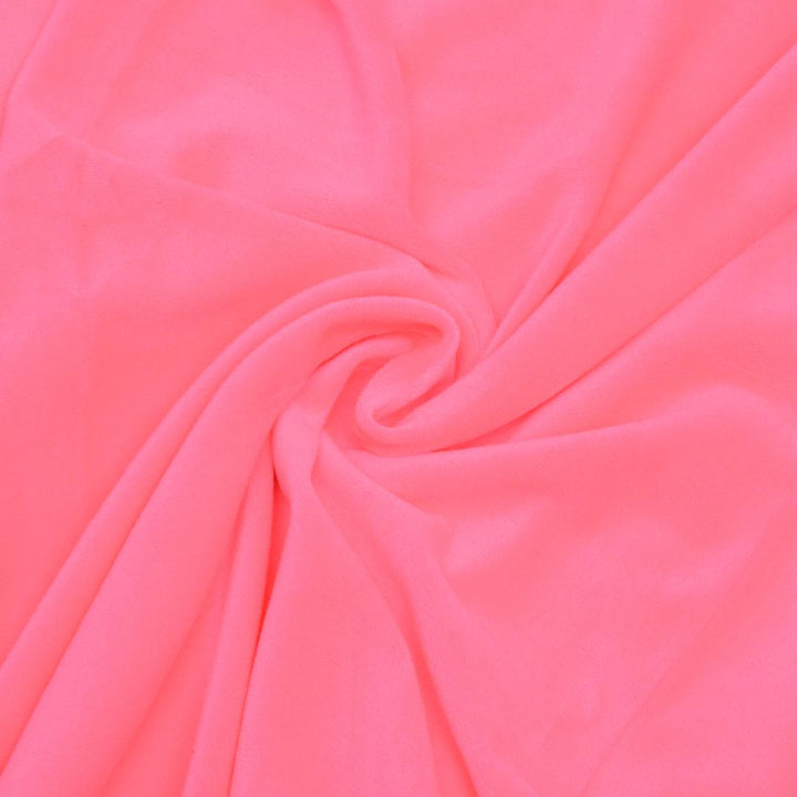 Welur Supersoft Różowy Neon - Textil World