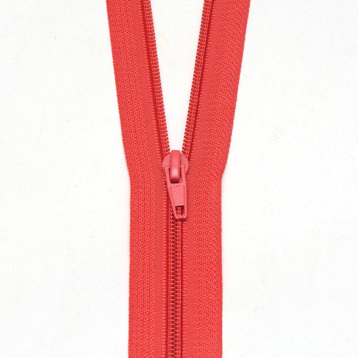 Zamek Błyskawiczny Żyłkowy Czerwony - Textil World