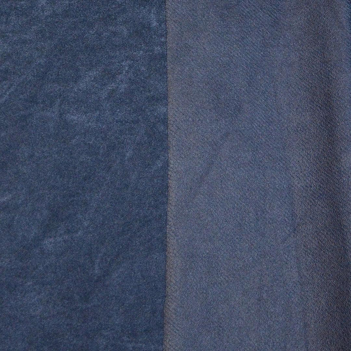 Zamsz Skora Druk Niebieski - Textil World